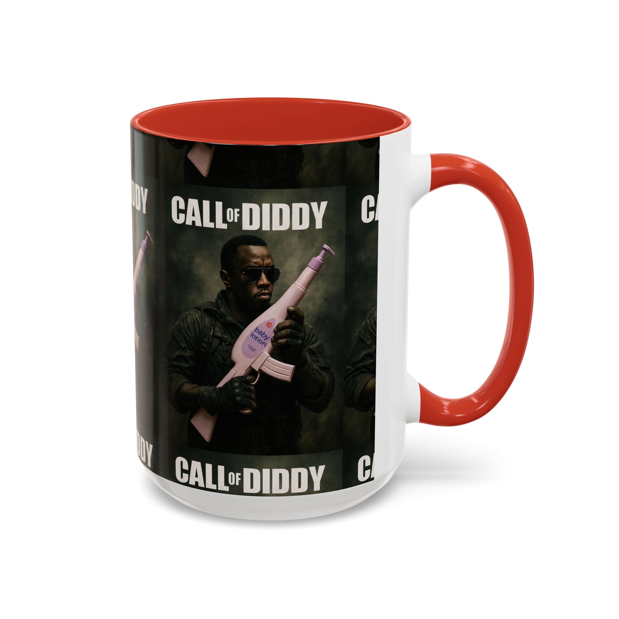 Call of Diddy Coffee Mug — Funny Gaming Parody Accent Mug (11/15 oz)