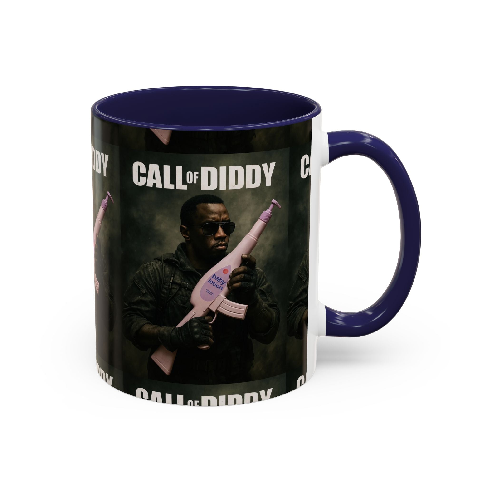 Call of Diddy Coffee Mug — Funny Gaming Parody Accent Mug (11/15 oz)