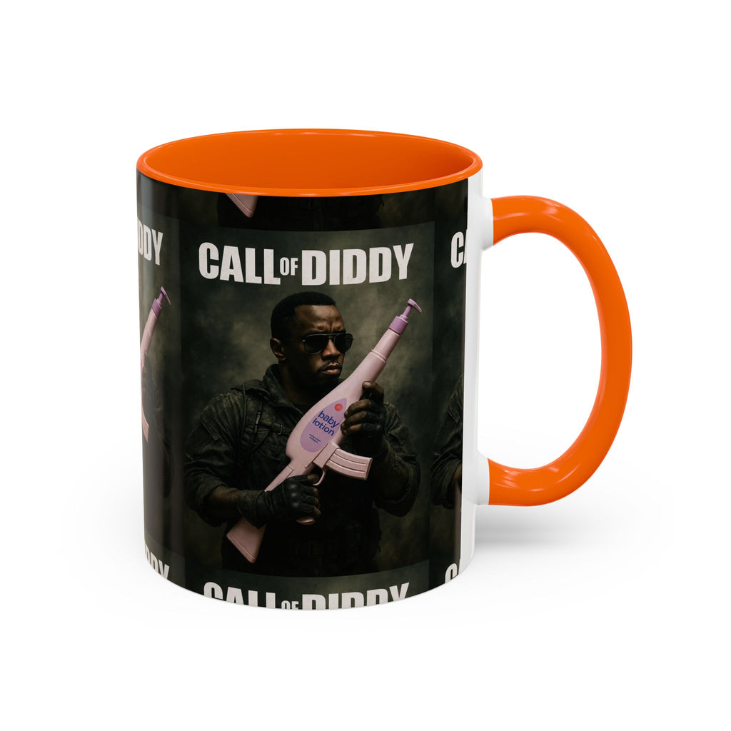 Call of Diddy Coffee Mug — Funny Gaming Parody Accent Mug (11/15 oz)