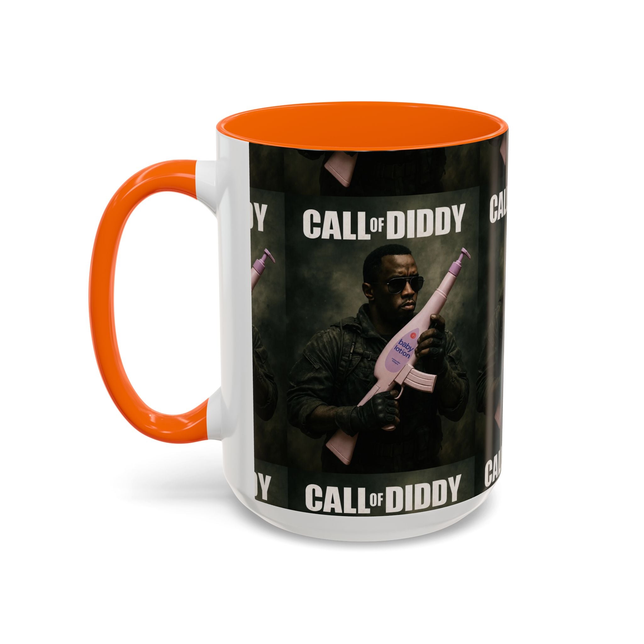 Call of Diddy Coffee Mug — Funny Gaming Parody Accent Mug (11/15 oz)