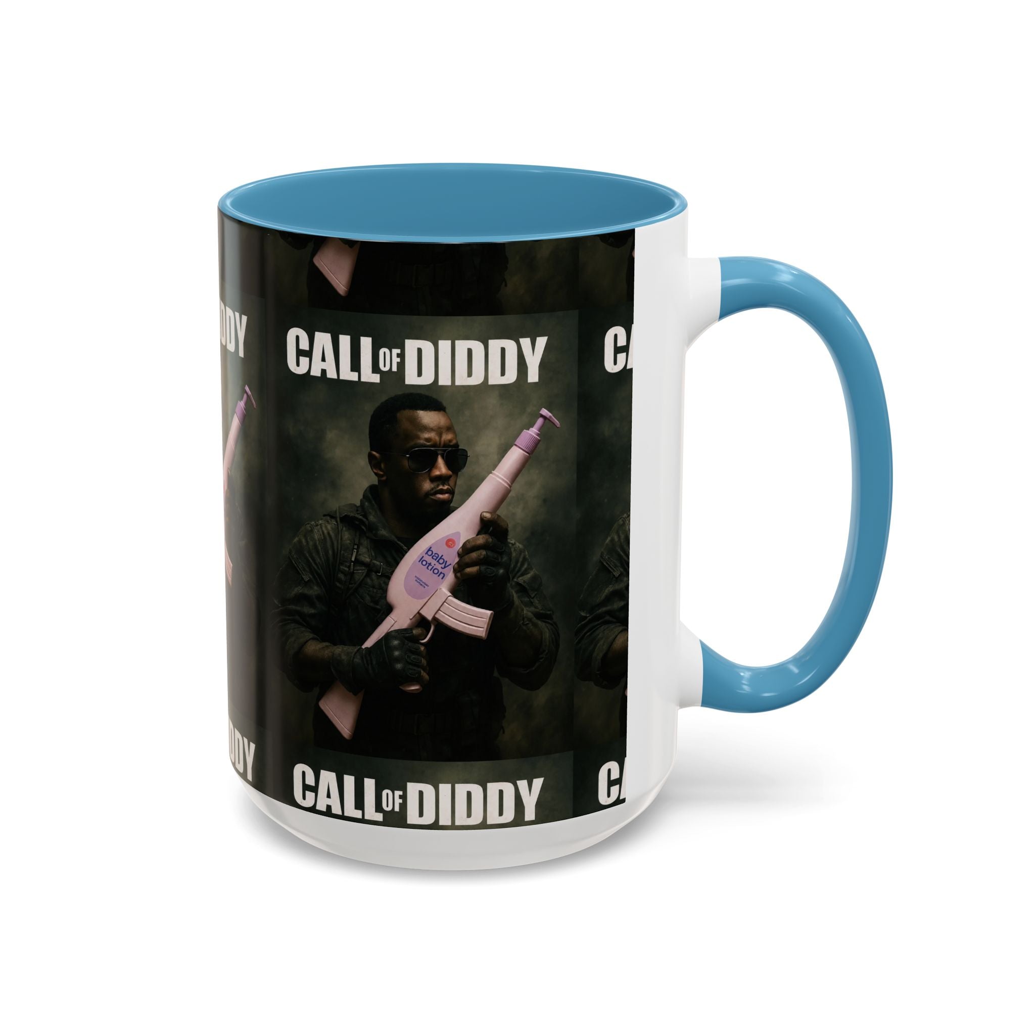 Call of Diddy Coffee Mug — Funny Gaming Parody Accent Mug (11/15 oz)