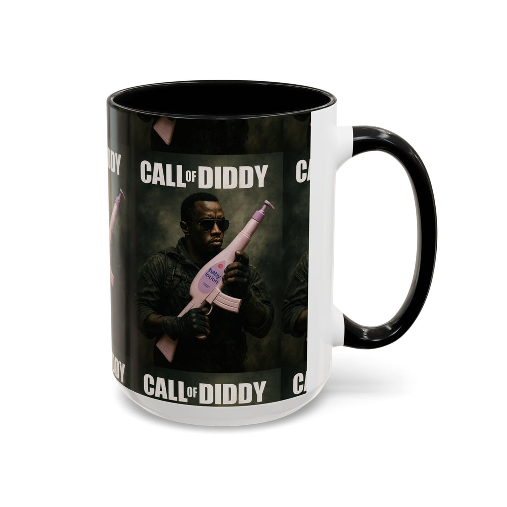 Call of Diddy Coffee Mug — Funny Gaming Parody Accent Mug (11/15 oz)