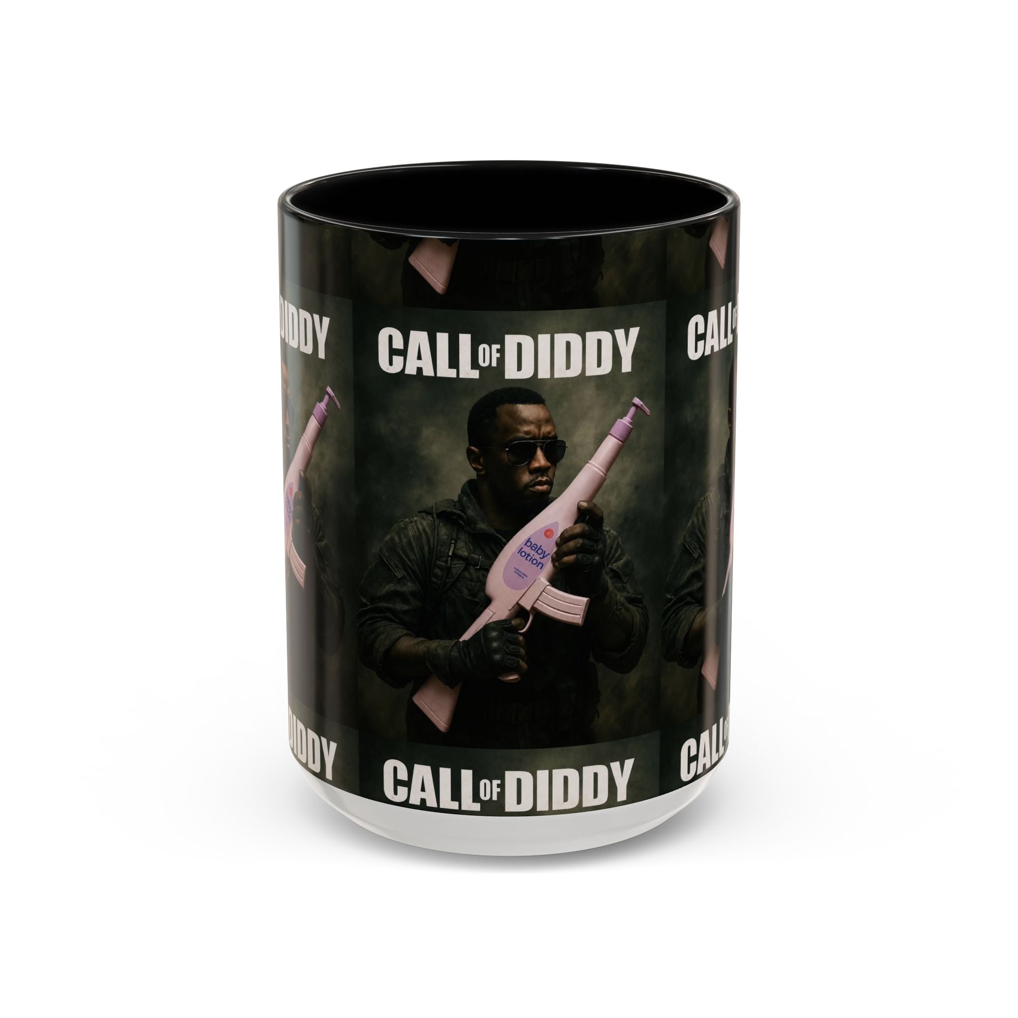 Call of Diddy Coffee Mug — Funny Gaming Parody Accent Mug (11/15 oz)