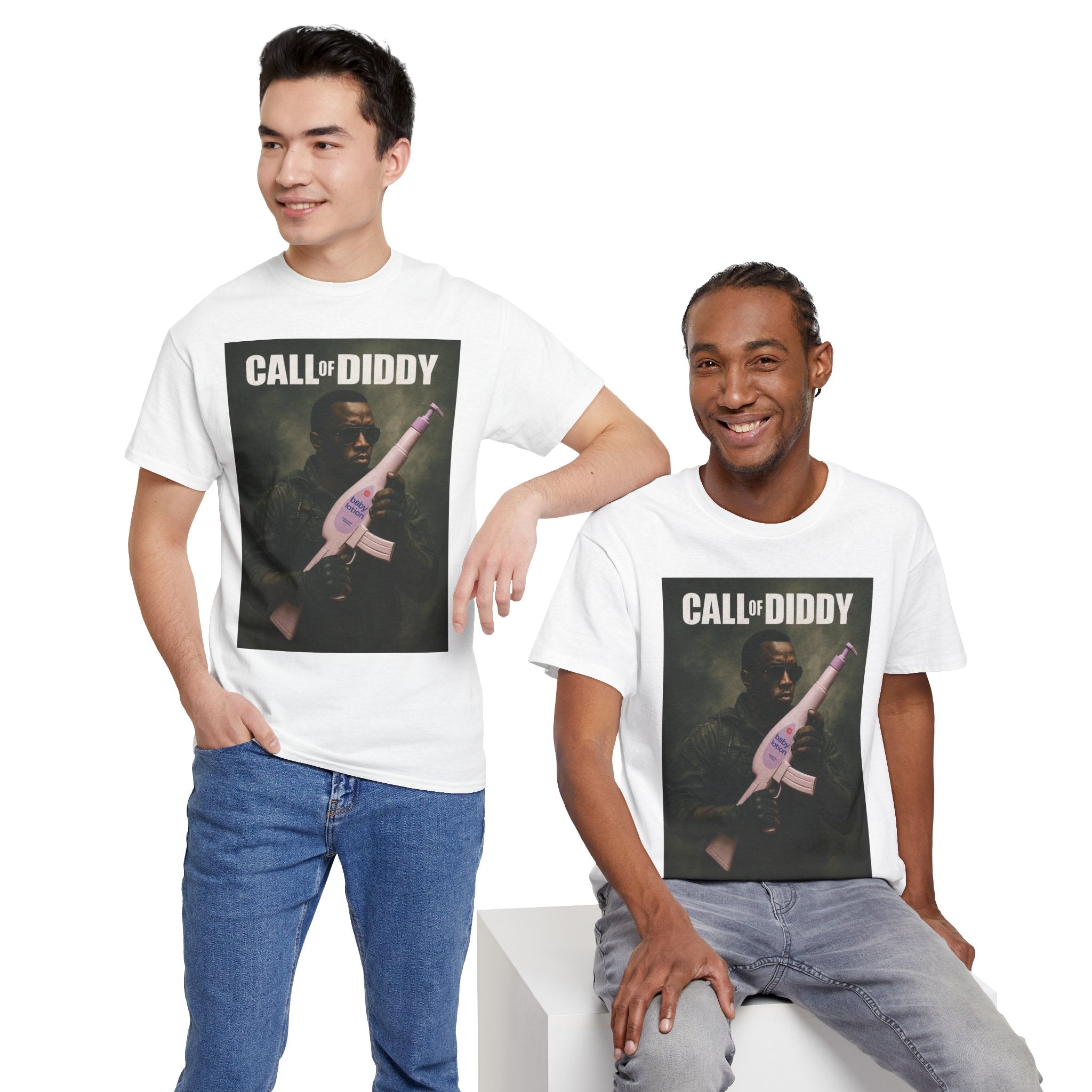 Call of Diddy T-Shirt — Retro Game Parody Graphic Tee