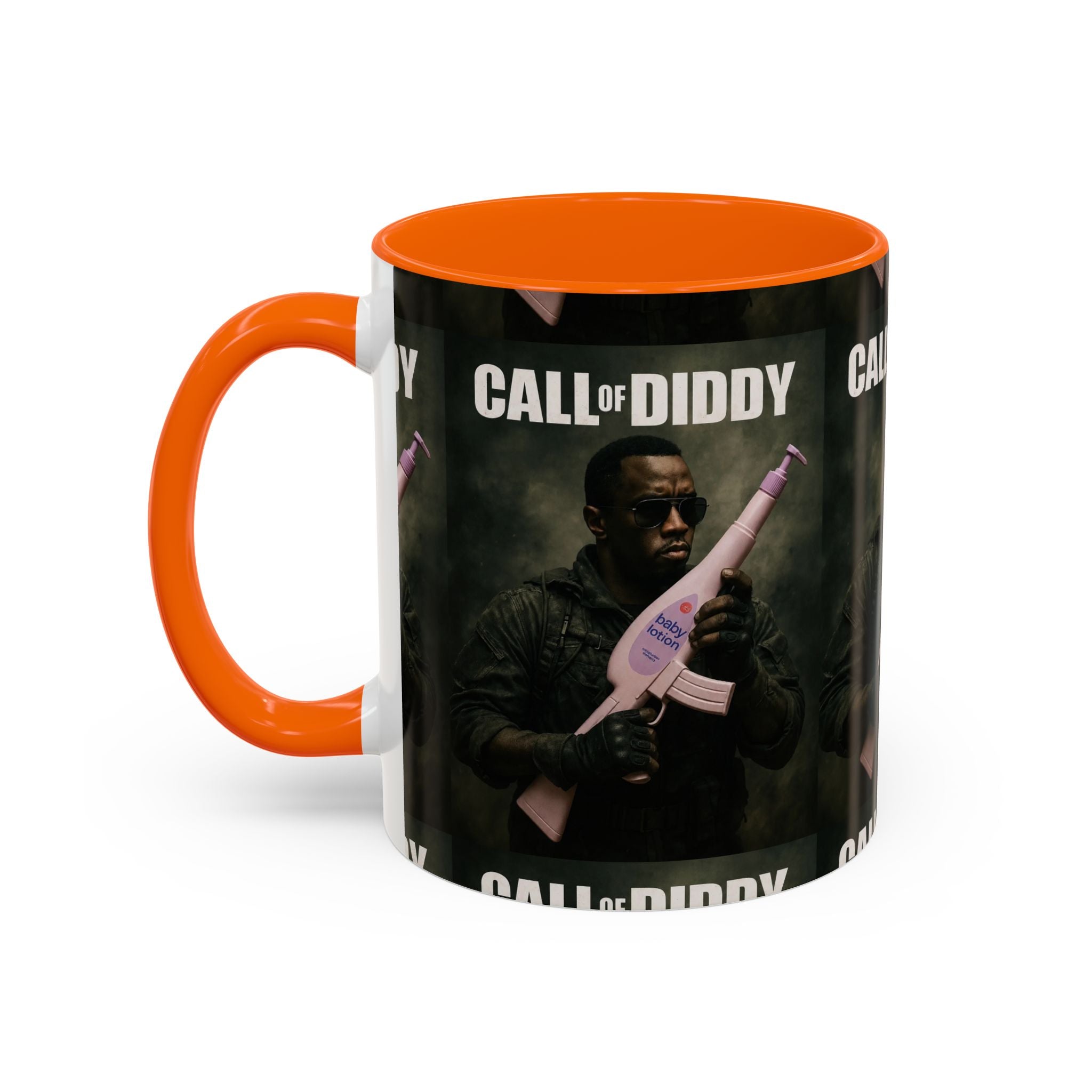 Call of Diddy Coffee Mug — Funny Gaming Parody Accent Mug (11/15 oz)