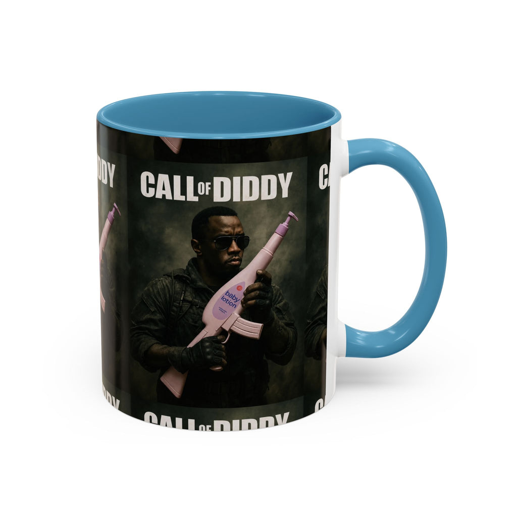 Call of Diddy Coffee Mug — Funny Gaming Parody Accent Mug (11/15 oz)