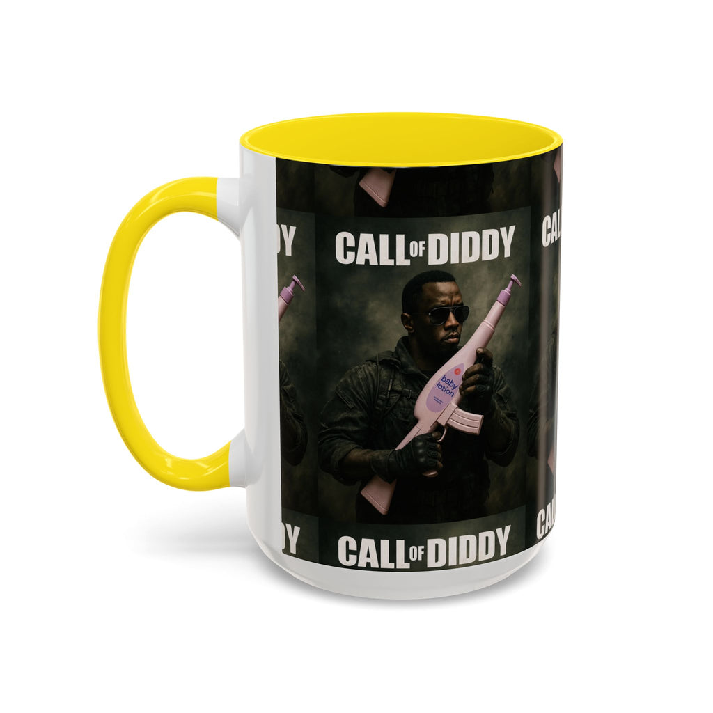 Call of Diddy Coffee Mug — Funny Gaming Parody Accent Mug (11/15 oz)