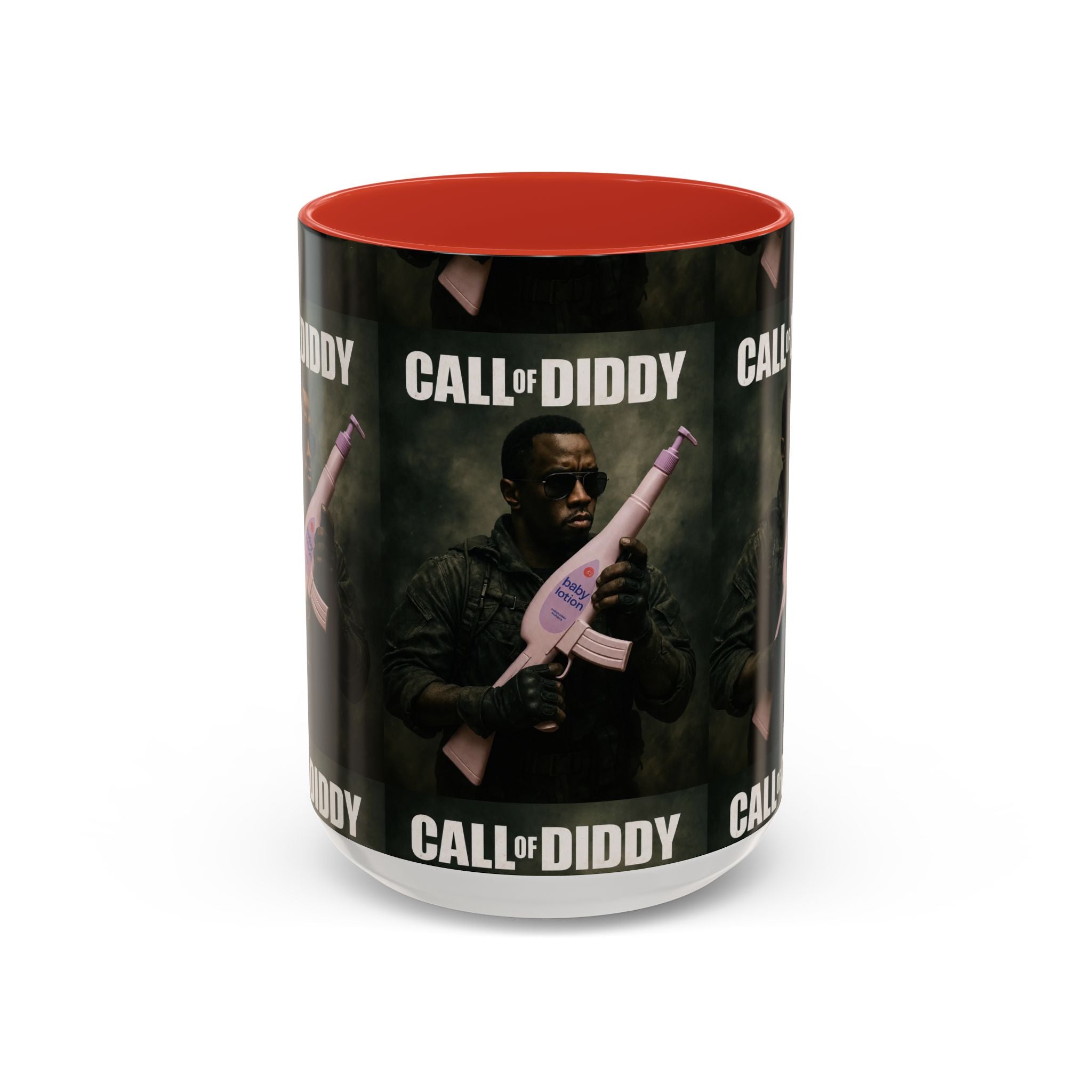Call of Diddy Coffee Mug — Funny Gaming Parody Accent Mug (11/15 oz)