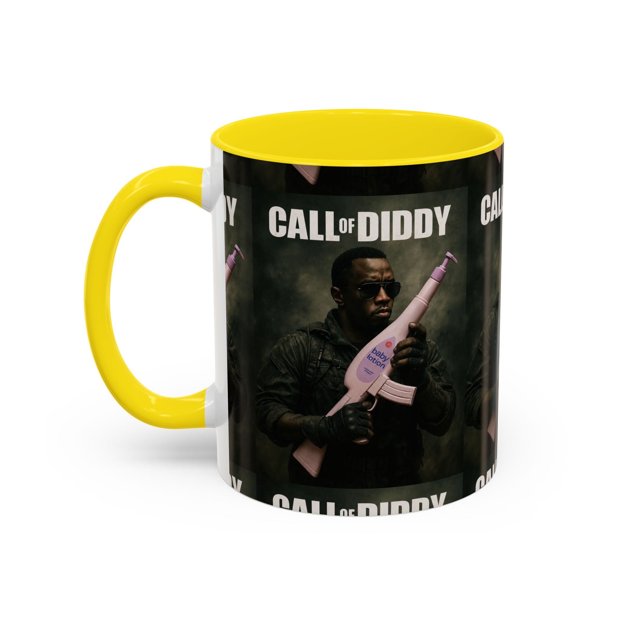 Call of Diddy Coffee Mug — Funny Gaming Parody Accent Mug (11/15 oz)