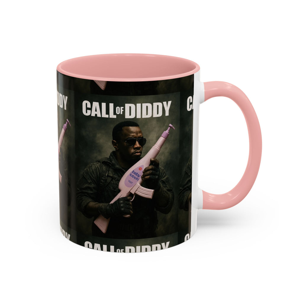 Call of Diddy Coffee Mug — Funny Gaming Parody Accent Mug (11/15 oz)