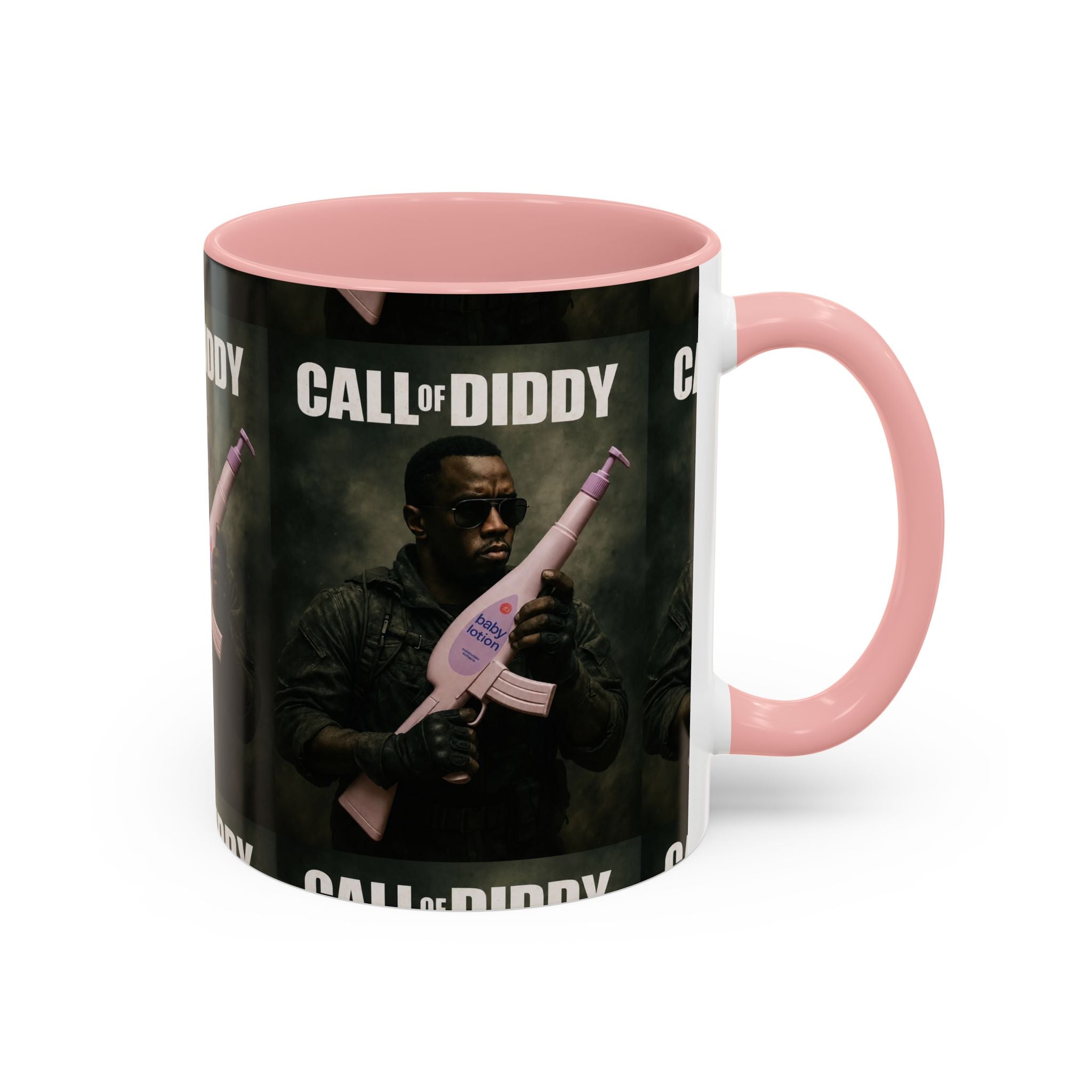 Call of Diddy Coffee Mug — Funny Gaming Parody Accent Mug (11/15 oz)