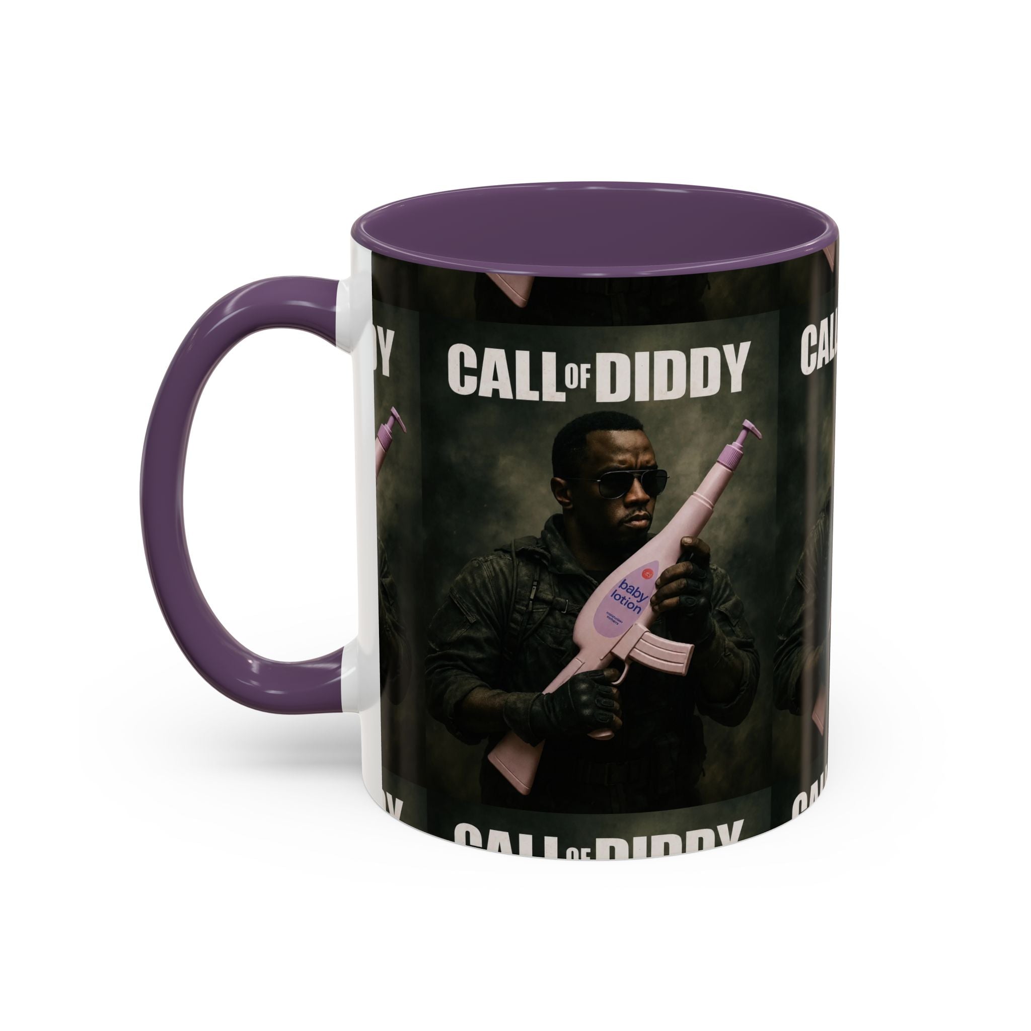 Call of Diddy Coffee Mug — Funny Gaming Parody Accent Mug (11/15 oz)