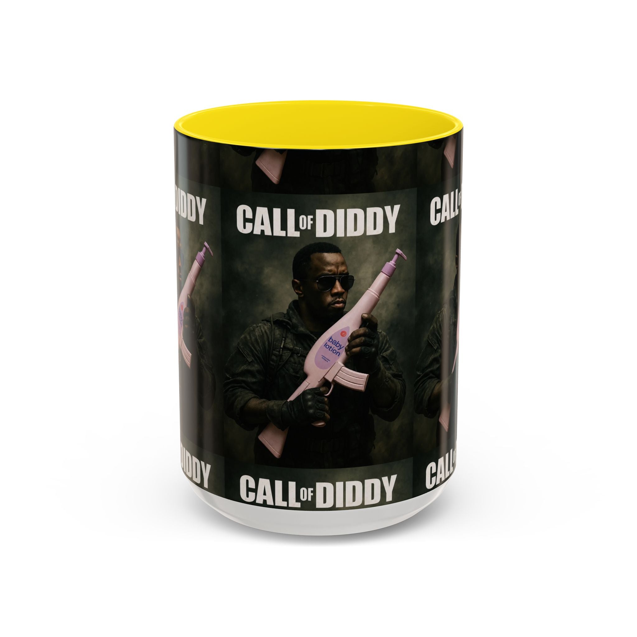 Call of Diddy Coffee Mug — Funny Gaming Parody Accent Mug (11/15 oz)