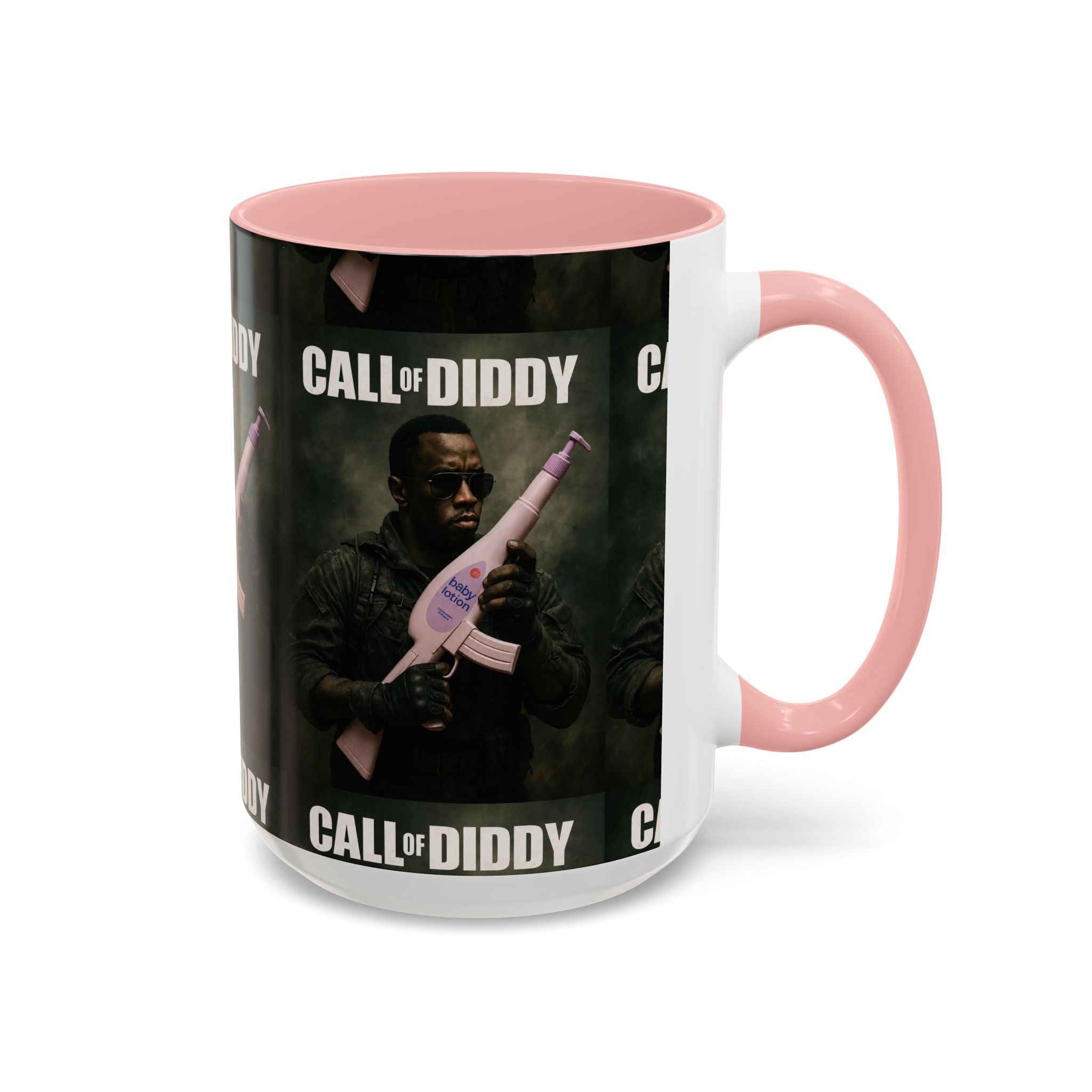 Call of Diddy Coffee Mug — Funny Gaming Parody Accent Mug (11/15 oz)