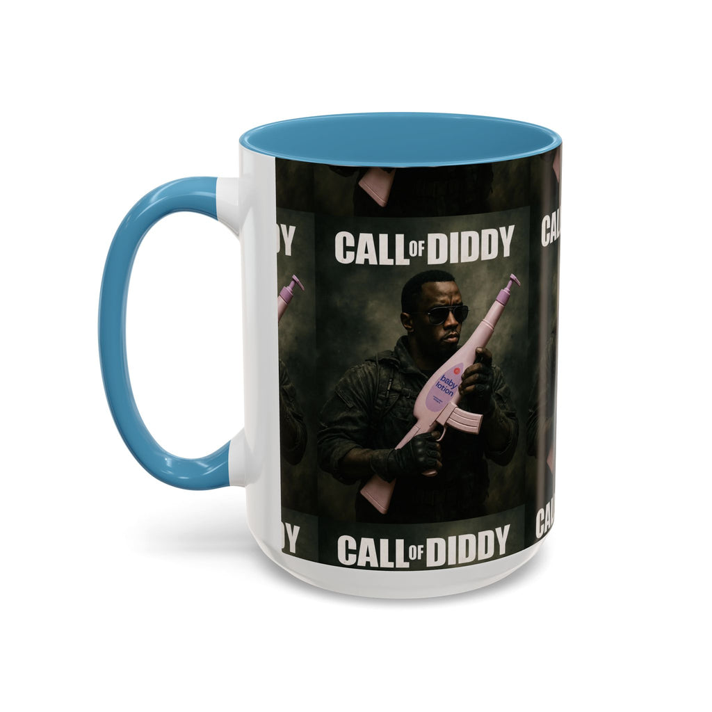 Call of Diddy Coffee Mug — Funny Gaming Parody Accent Mug (11/15 oz)