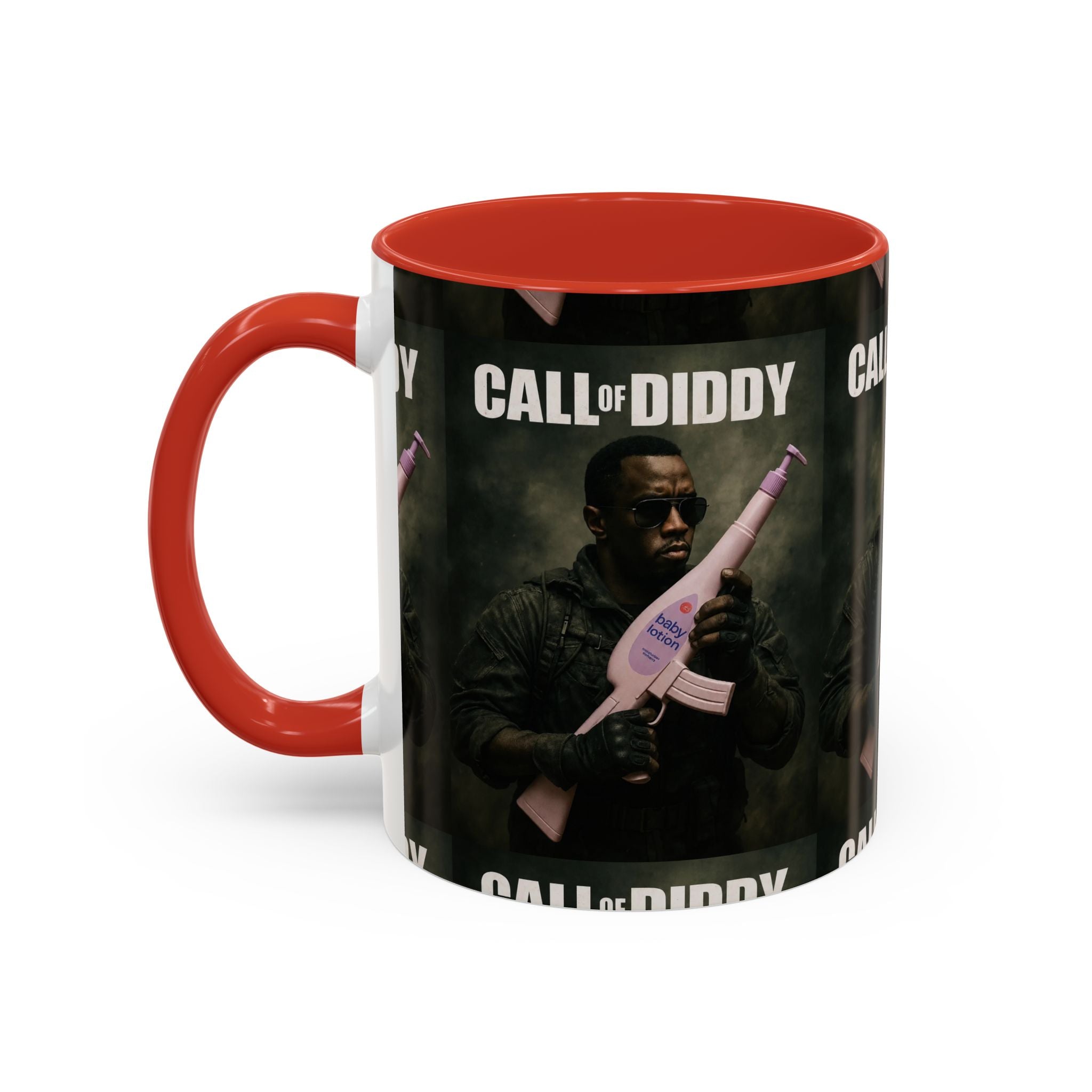 Call of Diddy Coffee Mug — Funny Gaming Parody Accent Mug (11/15 oz)