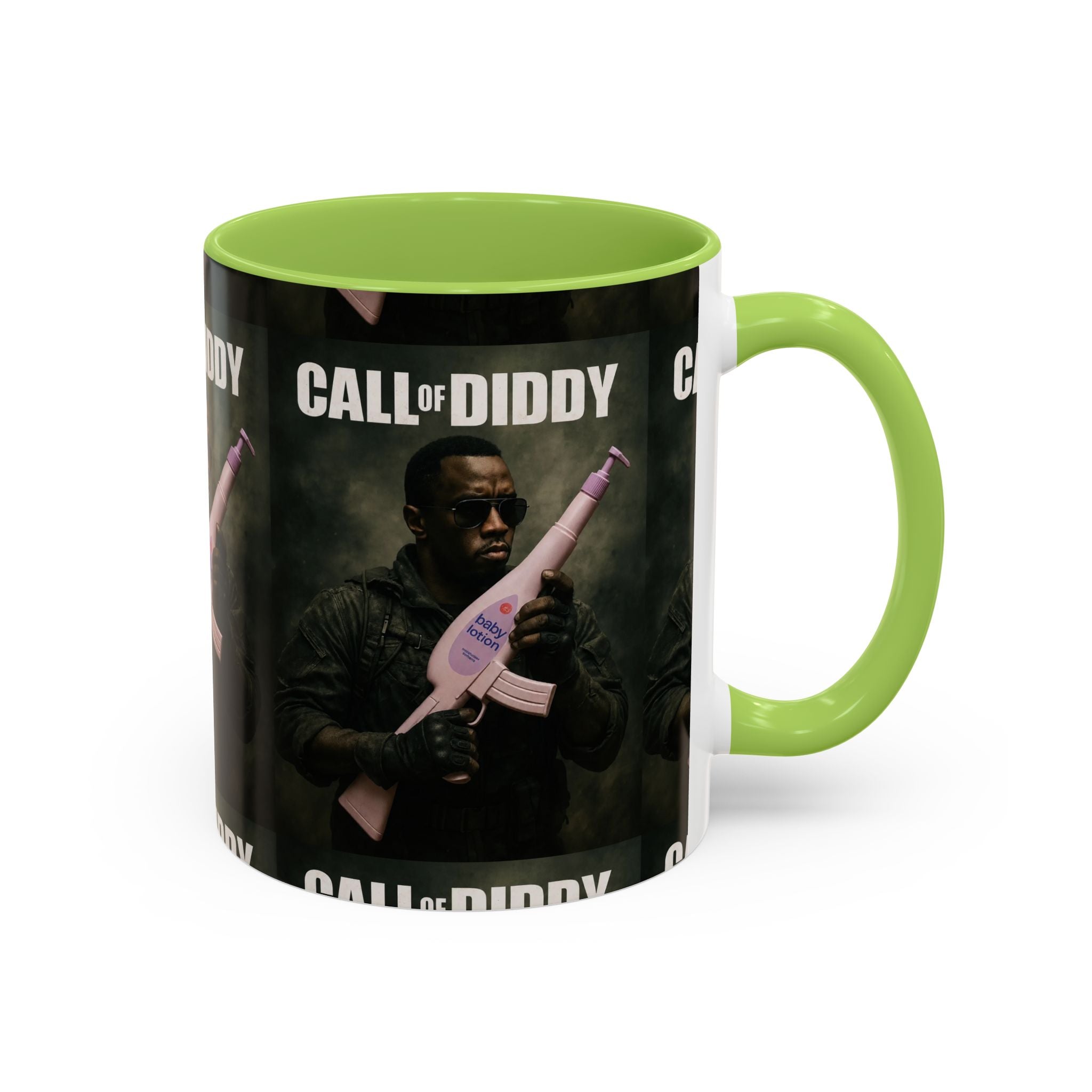Call of Diddy Coffee Mug — Funny Gaming Parody Accent Mug (11/15 oz)