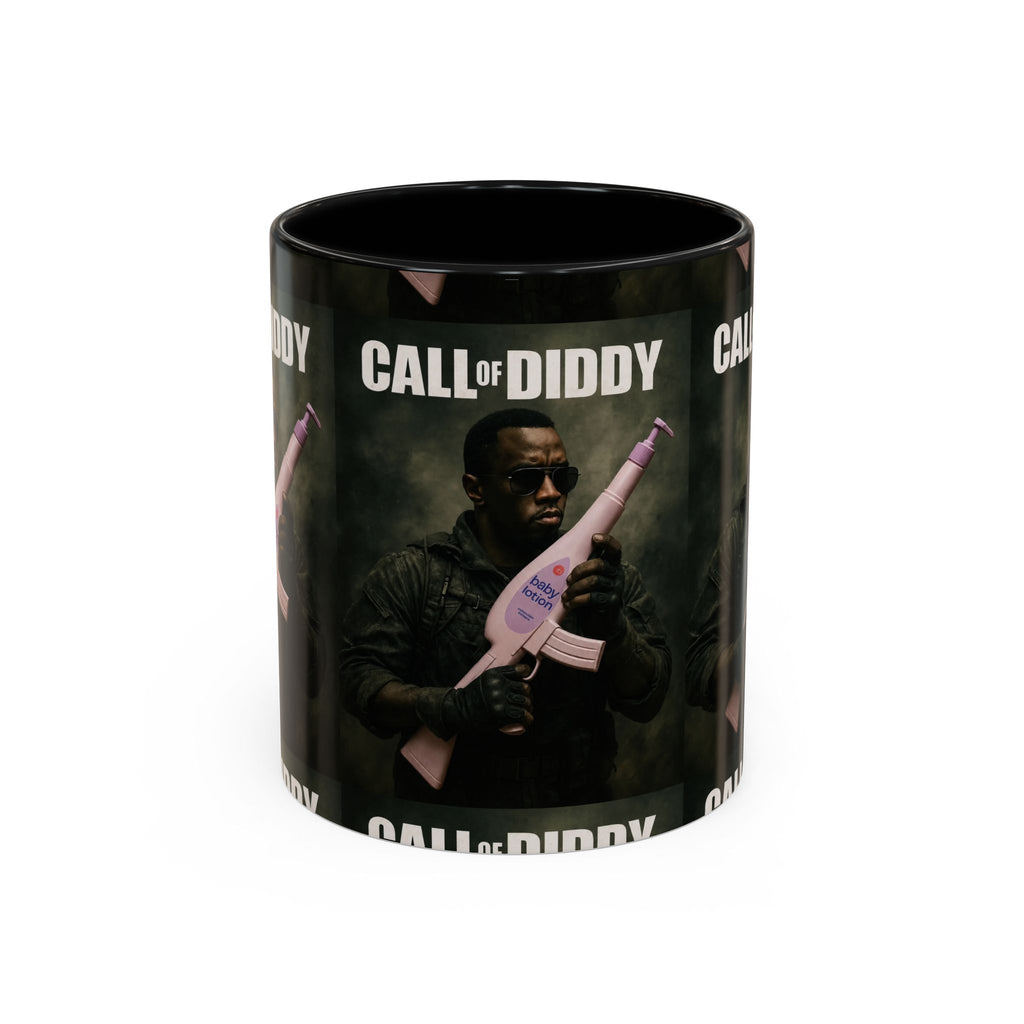 Call of Diddy Coffee Mug — Funny Gaming Parody Accent Mug (11/15 oz)