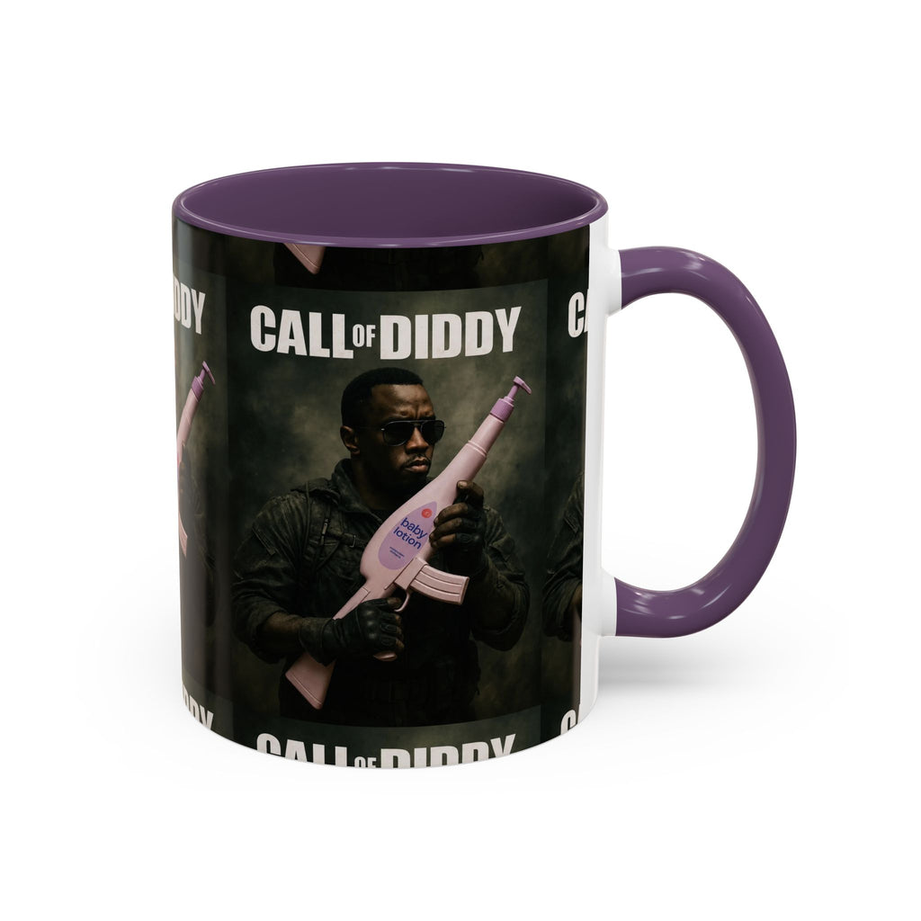 Call of Diddy Coffee Mug — Funny Gaming Parody Accent Mug (11/15 oz)