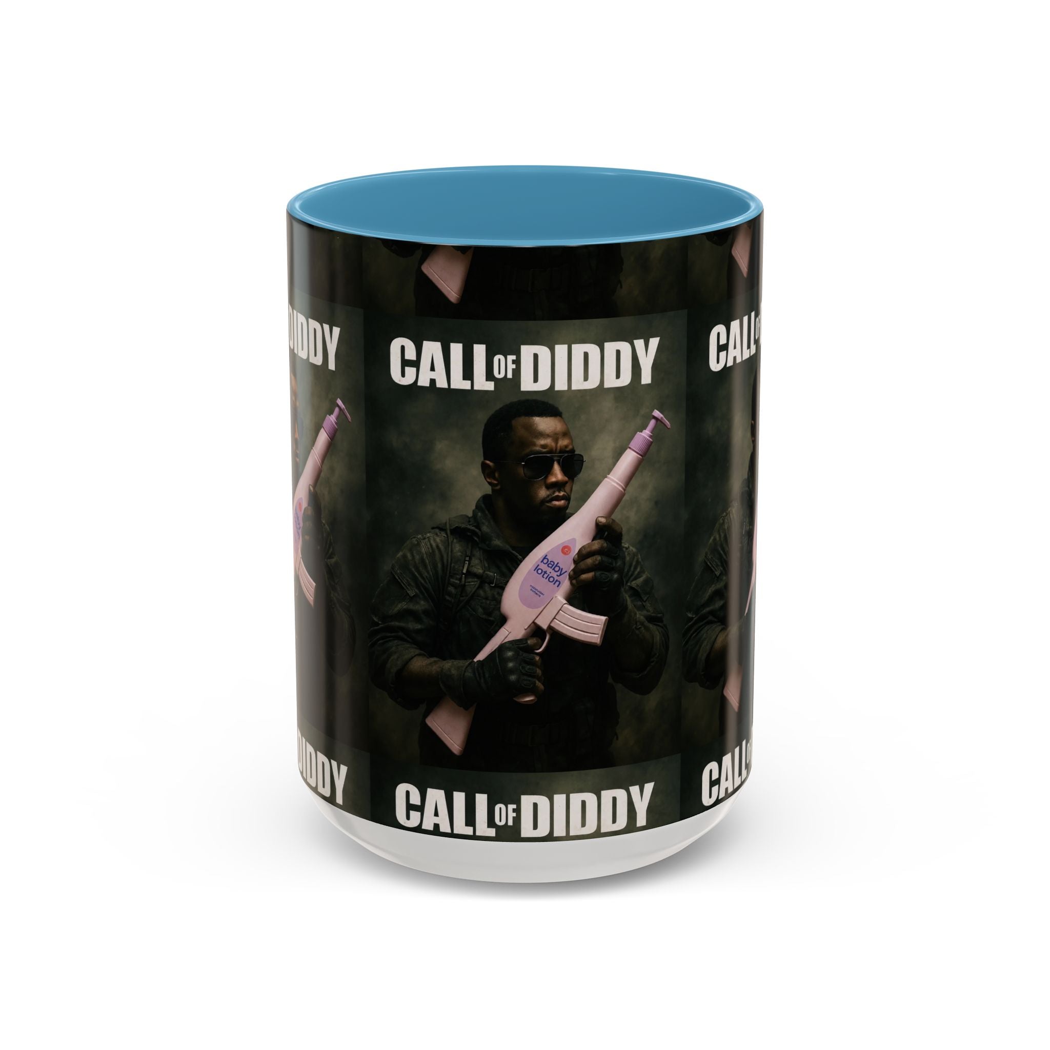 Call of Diddy Coffee Mug — Funny Gaming Parody Accent Mug (11/15 oz)