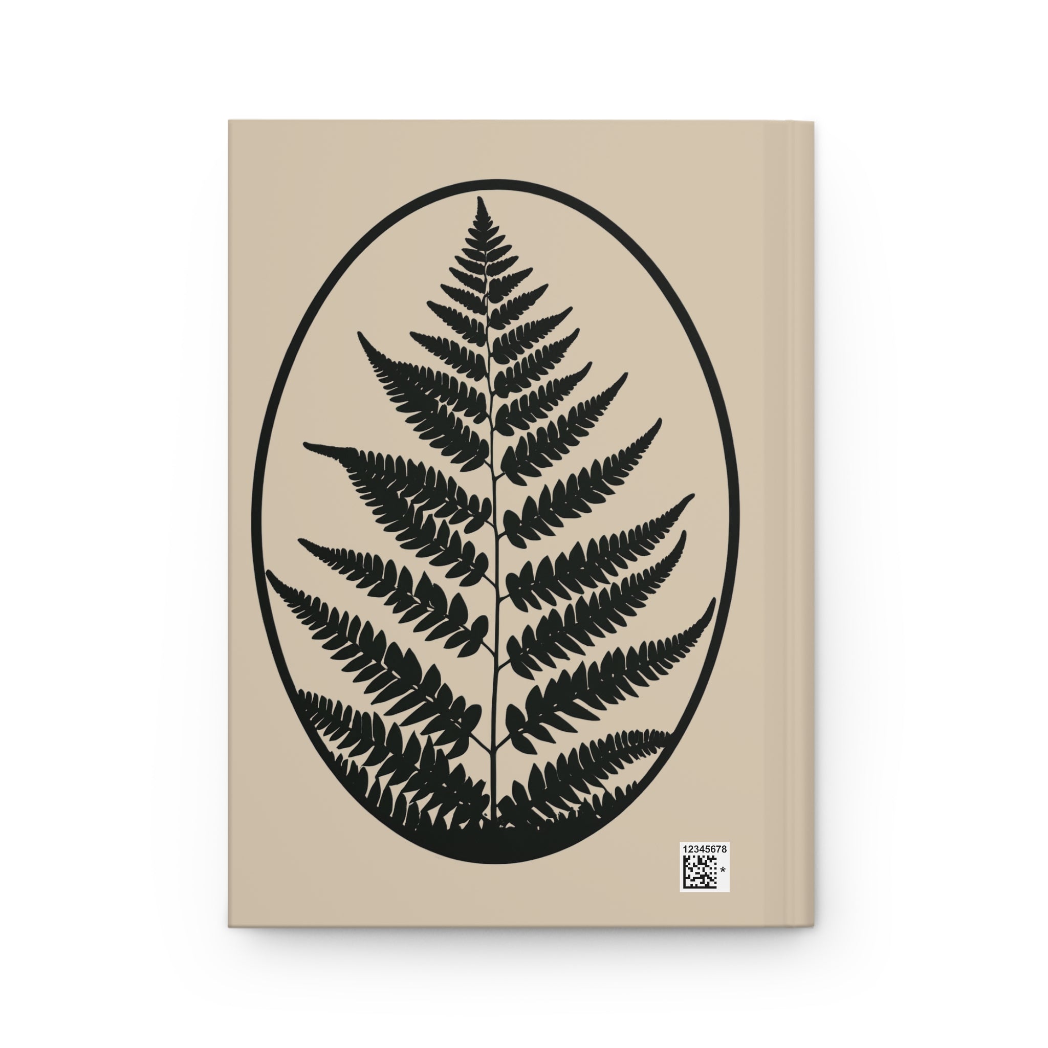 Botanical Fern Hardcover Journal — Personalized 'This is the Notebook of' Lined Notebook