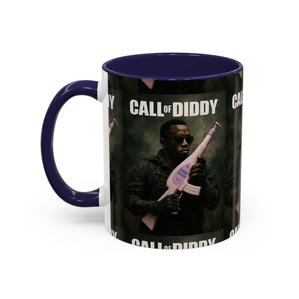 Call of Diddy Coffee Mug — Funny Gaming Parody Accent Mug (11/15 oz)