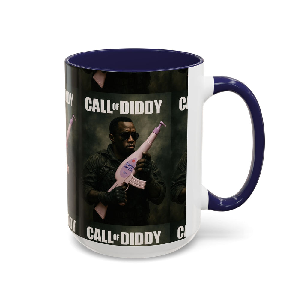 Call of Diddy Coffee Mug — Funny Gaming Parody Accent Mug (11/15 oz)