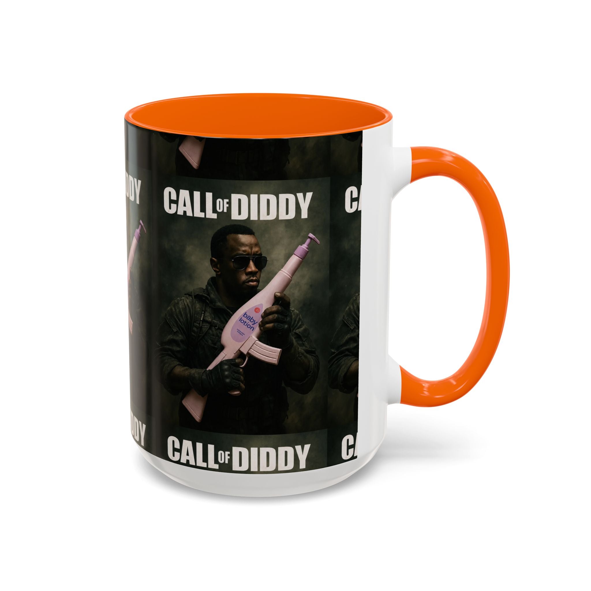 Call of Diddy Coffee Mug — Funny Gaming Parody Accent Mug (11/15 oz)