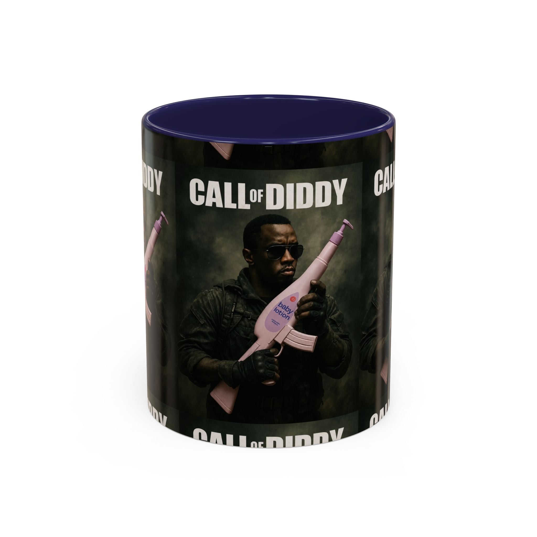 Call of Diddy Coffee Mug — Funny Gaming Parody Accent Mug (11/15 oz)