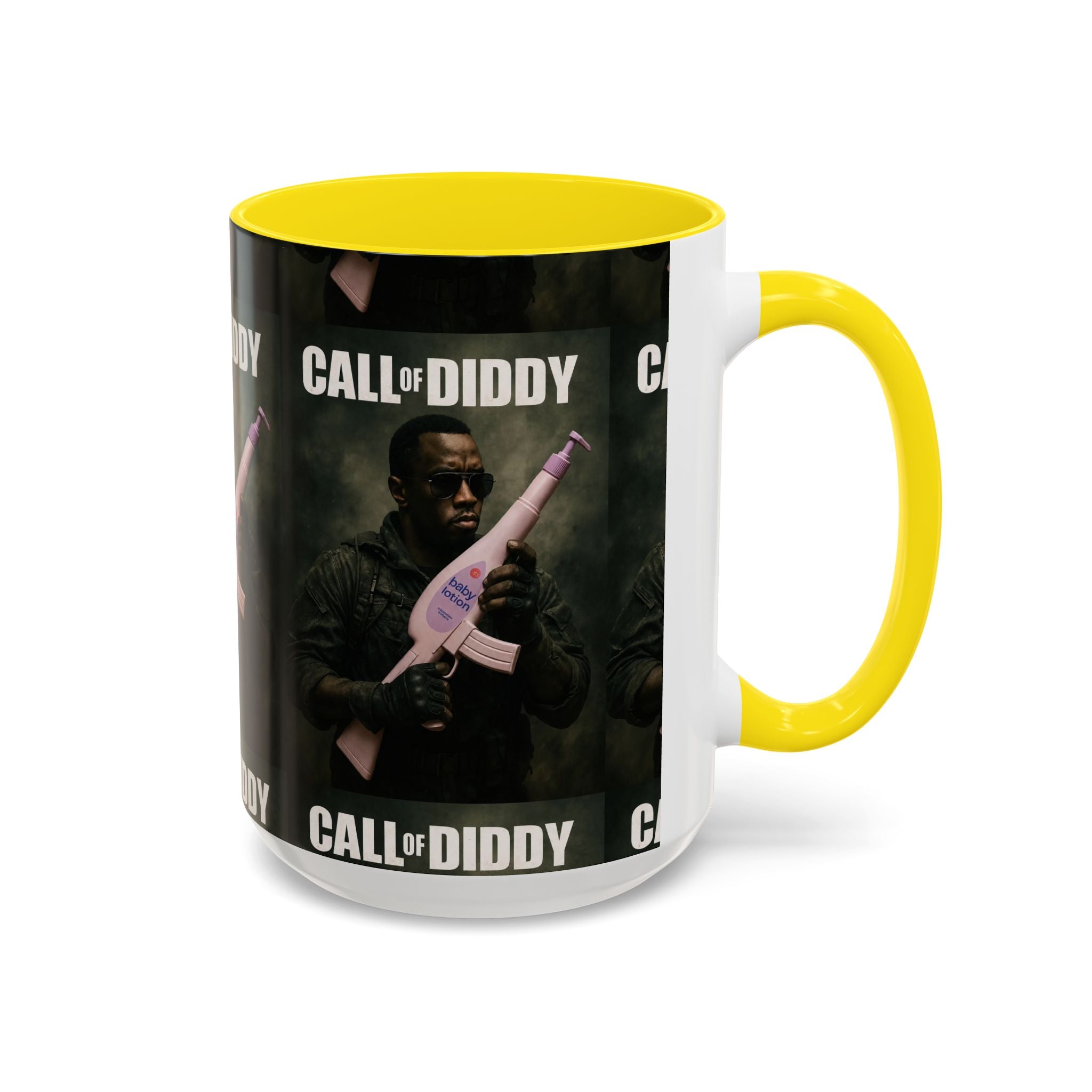 Call of Diddy Coffee Mug — Funny Gaming Parody Accent Mug (11/15 oz)
