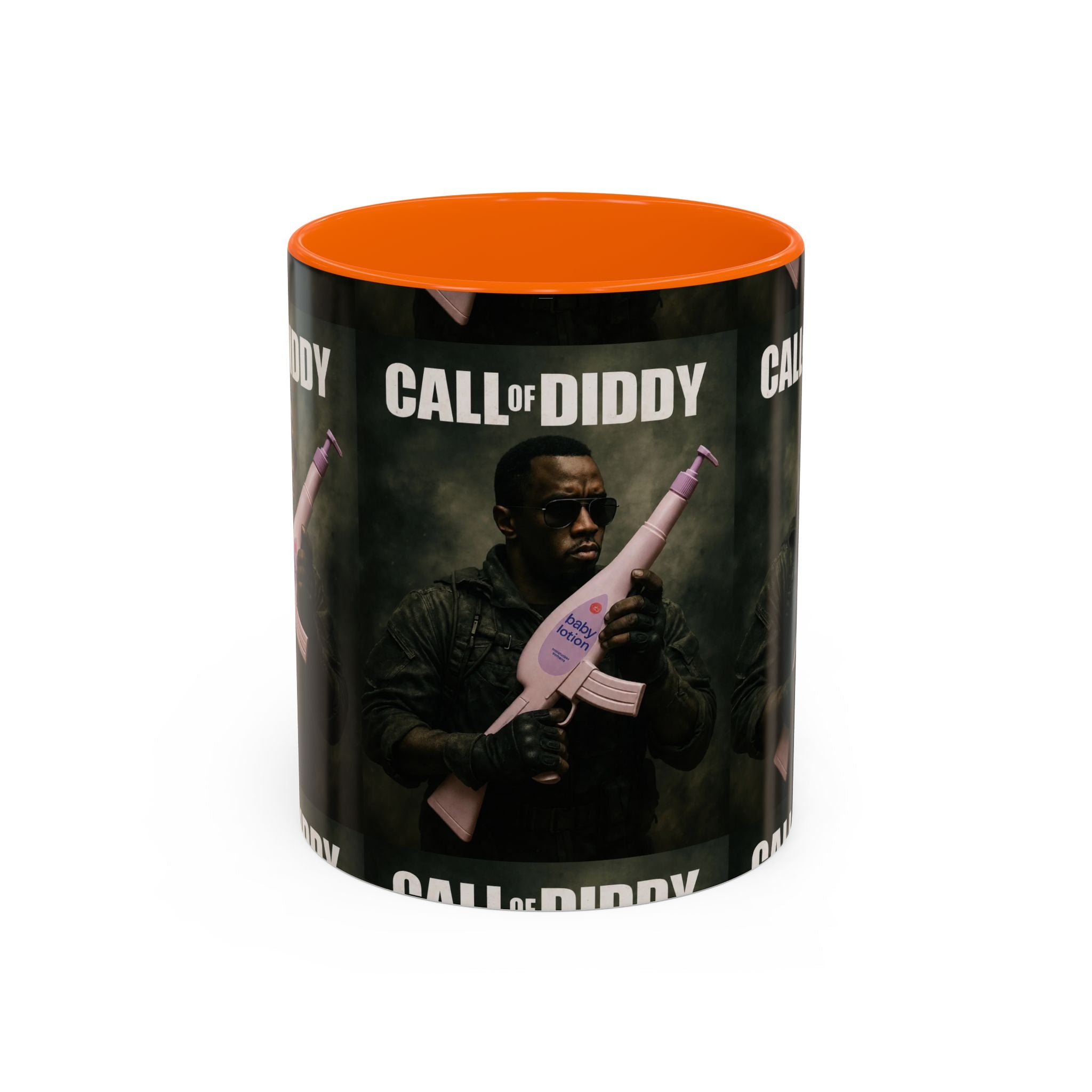 Call of Diddy Coffee Mug — Funny Gaming Parody Accent Mug (11/15 oz)