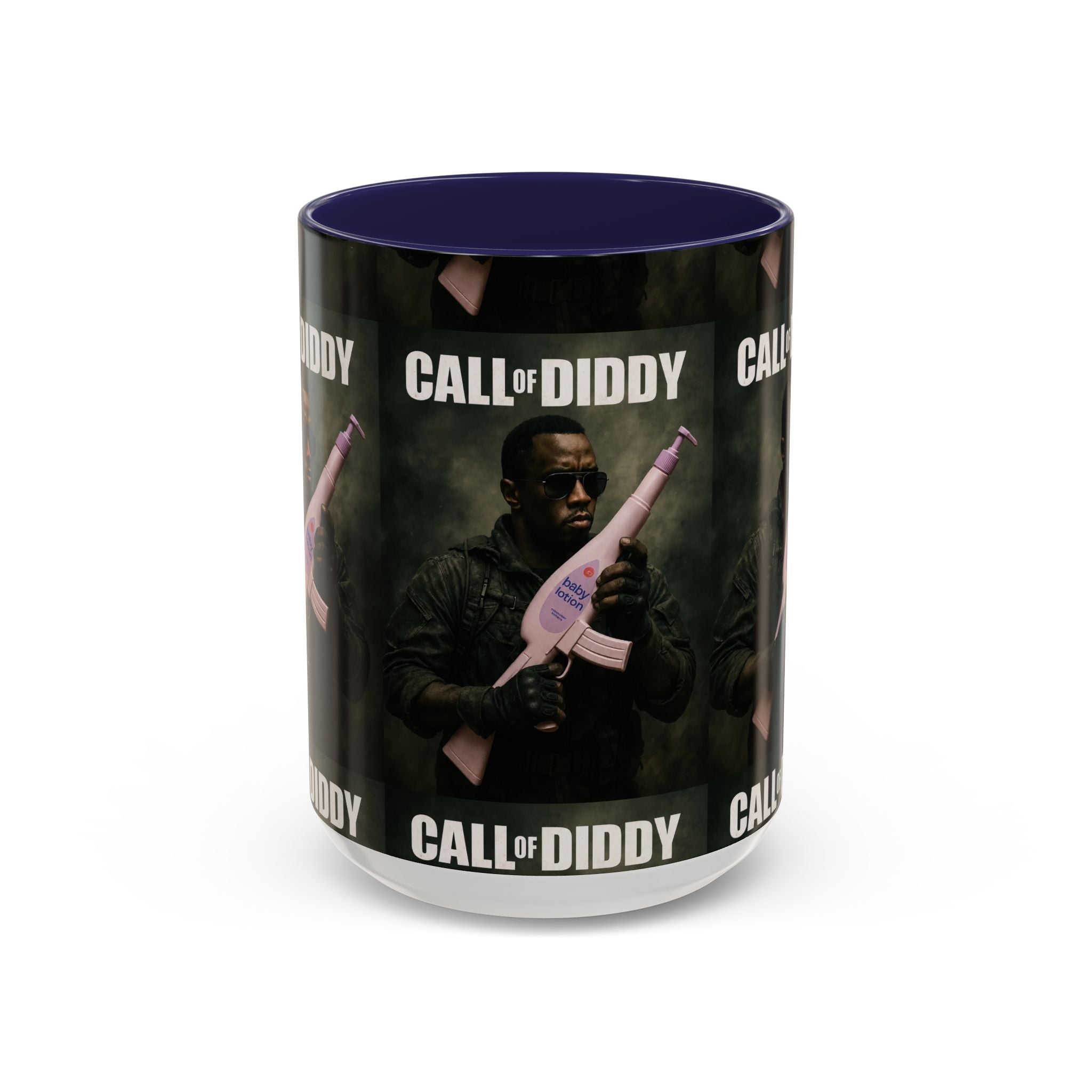 Call of Diddy Coffee Mug — Funny Gaming Parody Accent Mug (11/15 oz)