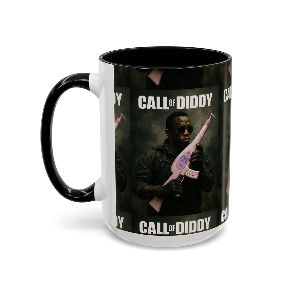Call of Diddy Coffee Mug — Funny Gaming Parody Accent Mug (11/15 oz)