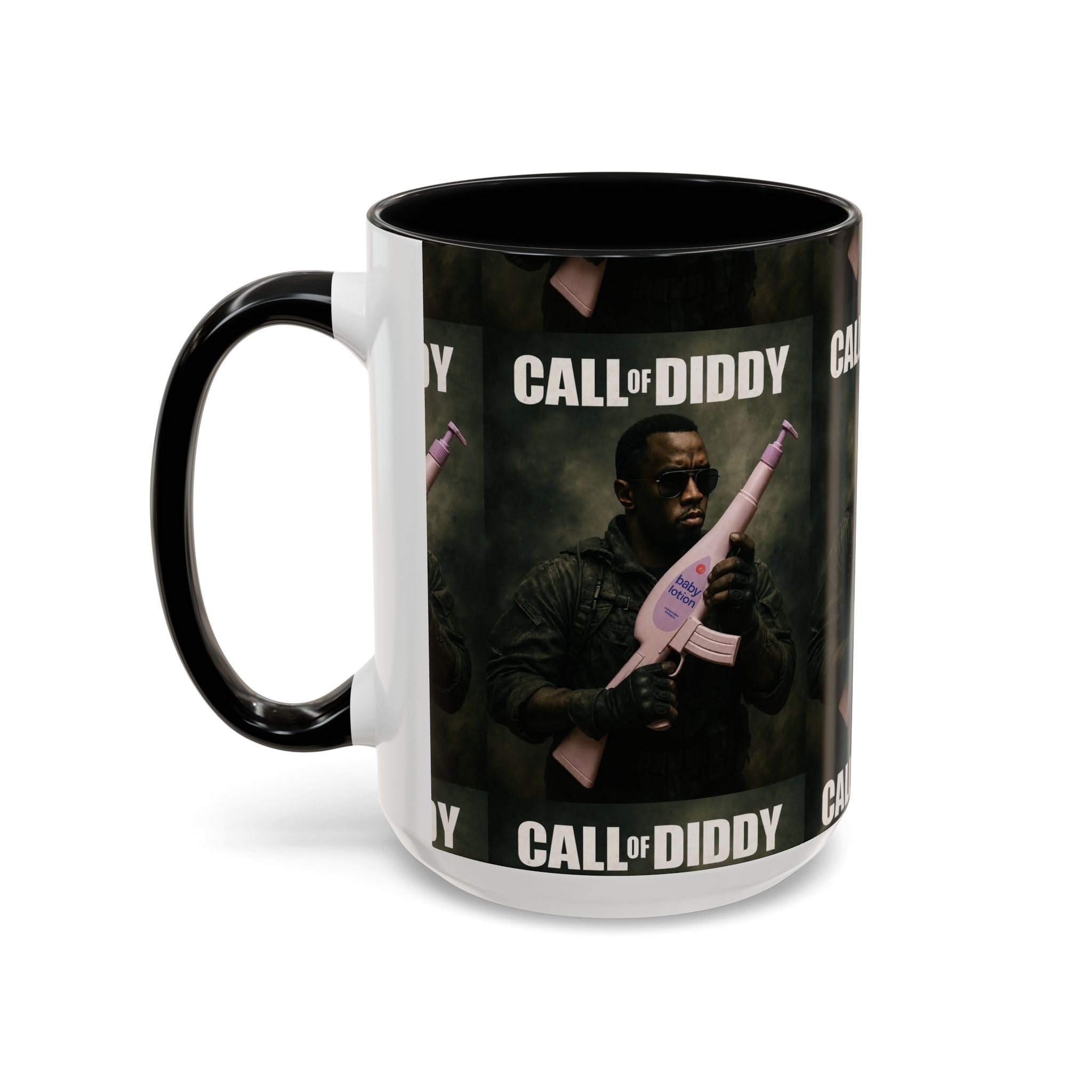 Call of Diddy Coffee Mug — Funny Gaming Parody Accent Mug (11/15 oz)