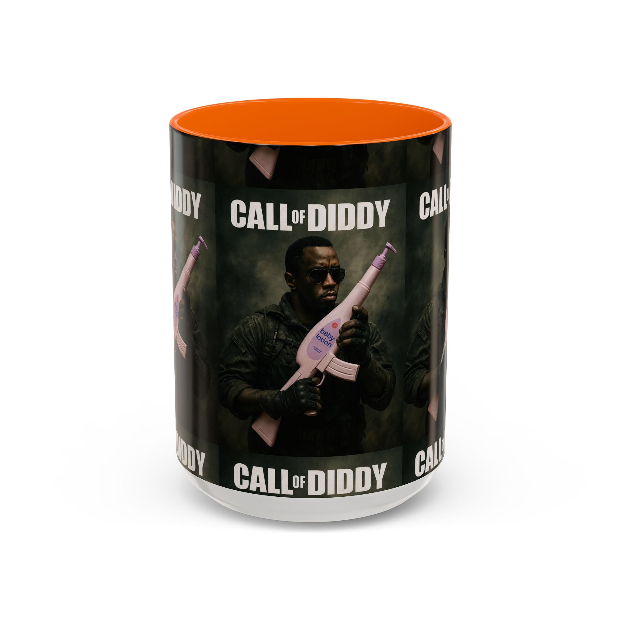Call of Diddy Coffee Mug — Funny Gaming Parody Accent Mug (11/15 oz)