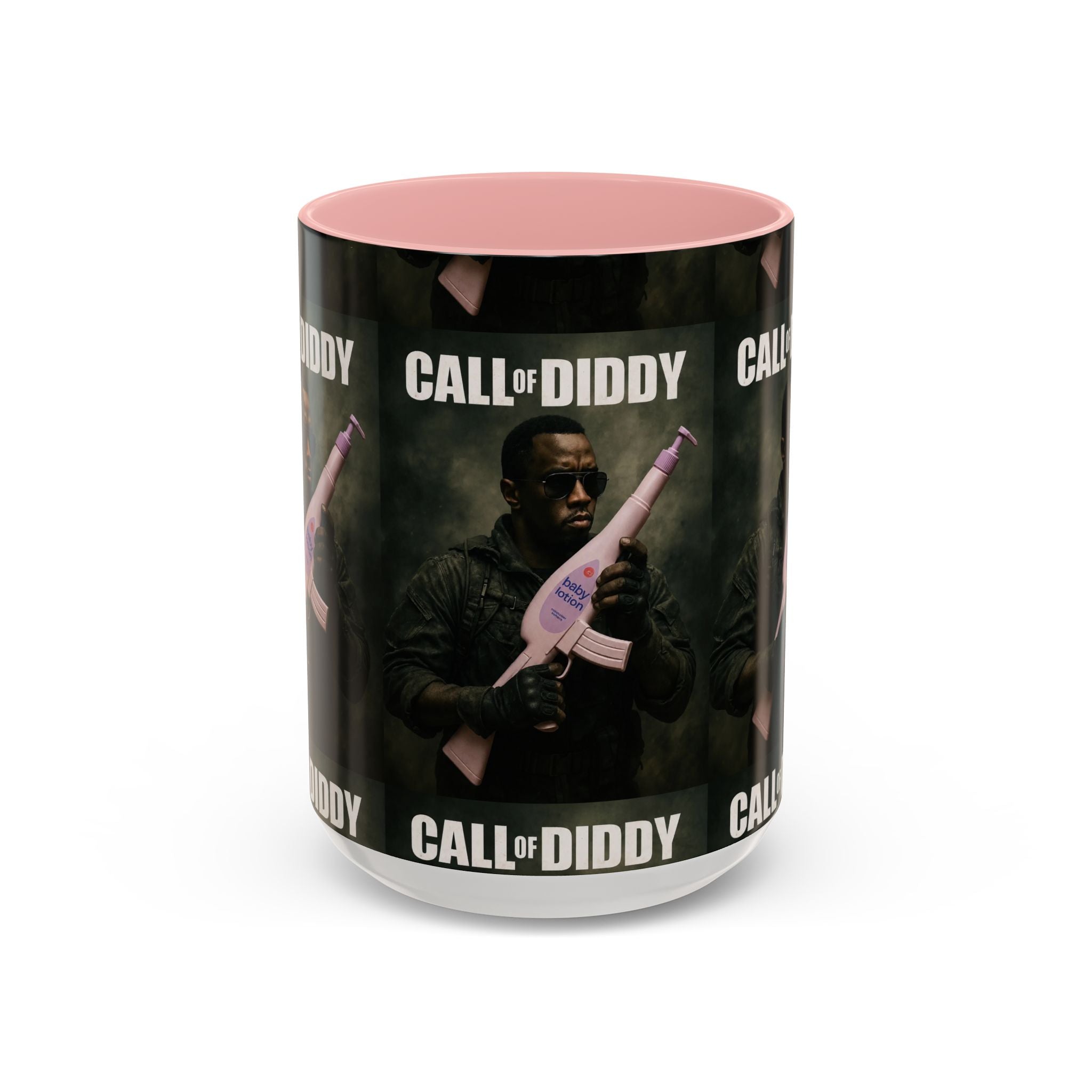 Call of Diddy Coffee Mug — Funny Gaming Parody Accent Mug (11/15 oz)
