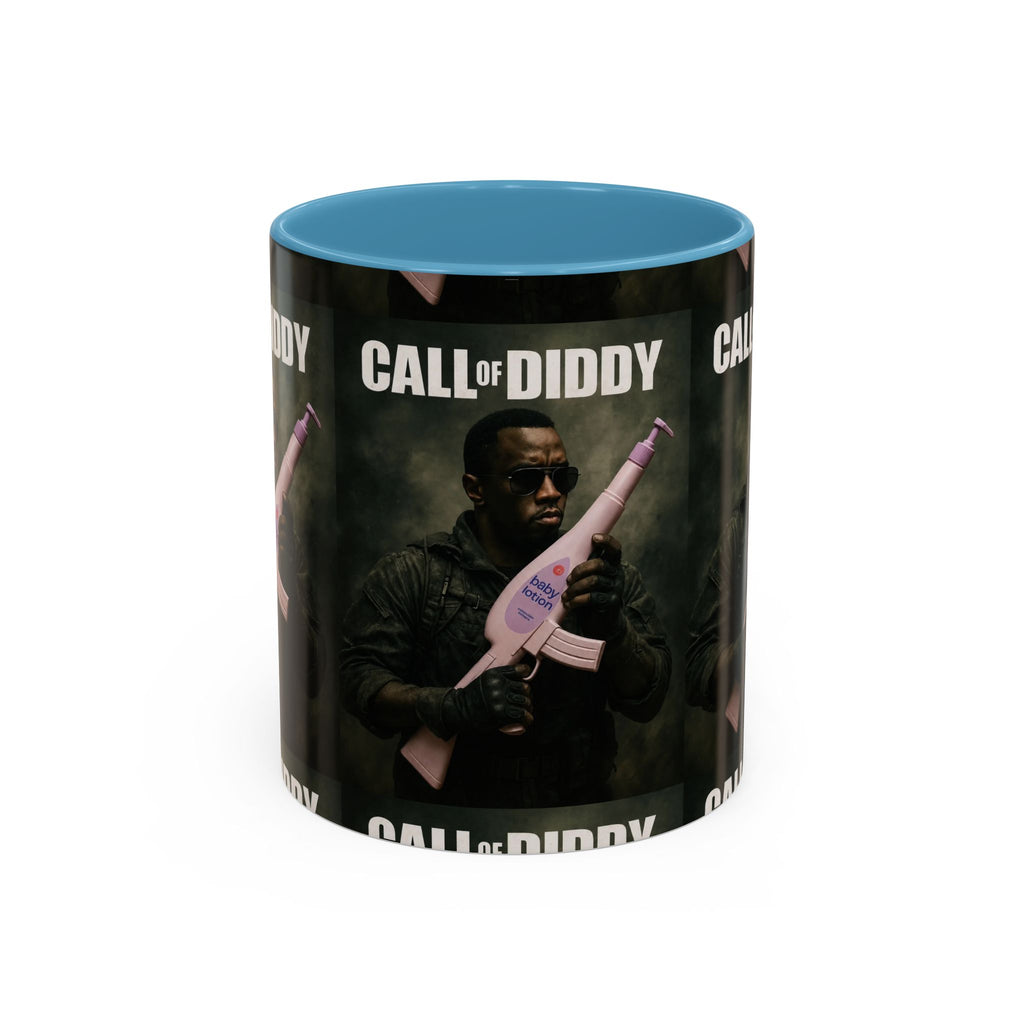 Call of Diddy Coffee Mug — Funny Gaming Parody Accent Mug (11/15 oz)