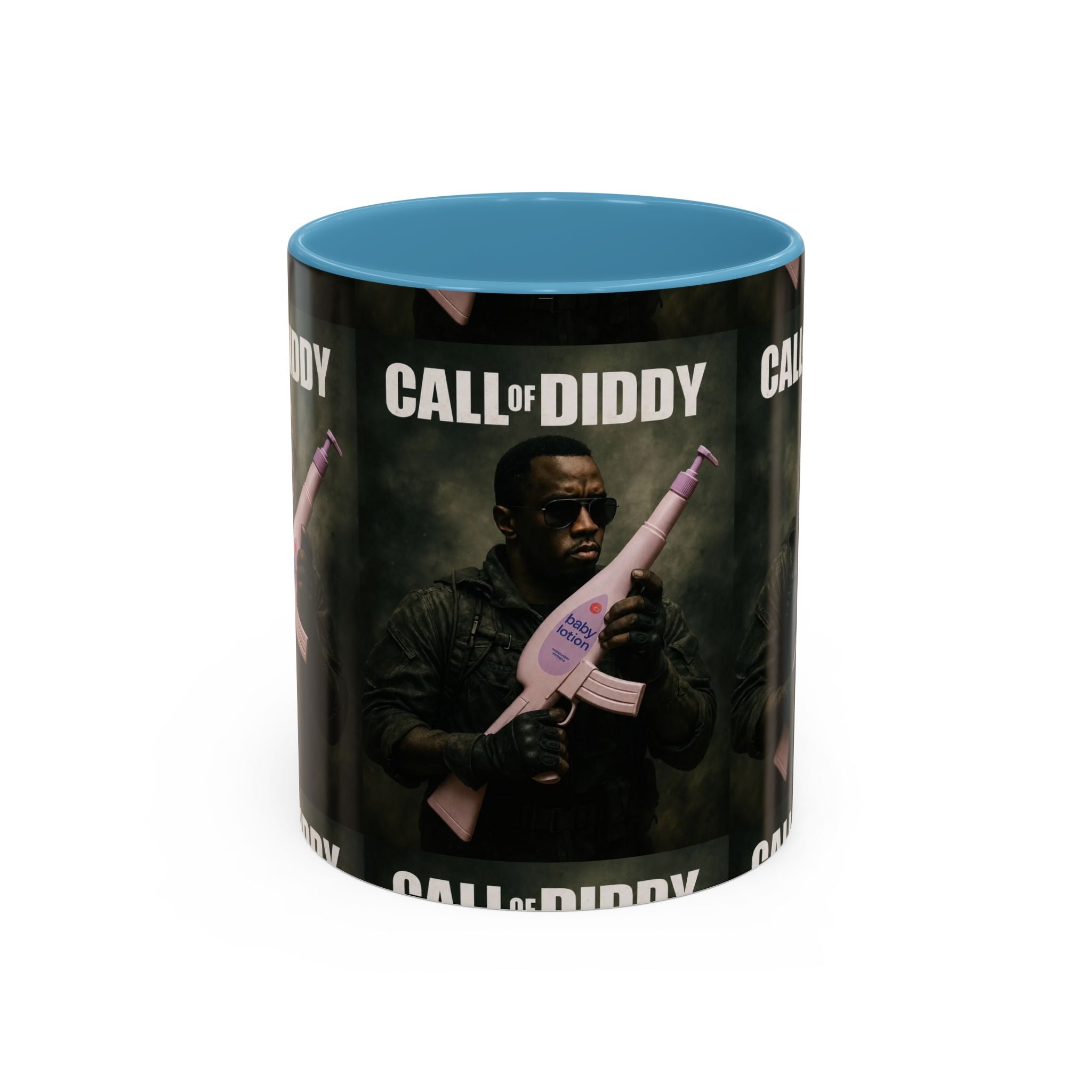 Call of Diddy Coffee Mug — Funny Gaming Parody Accent Mug (11/15 oz)