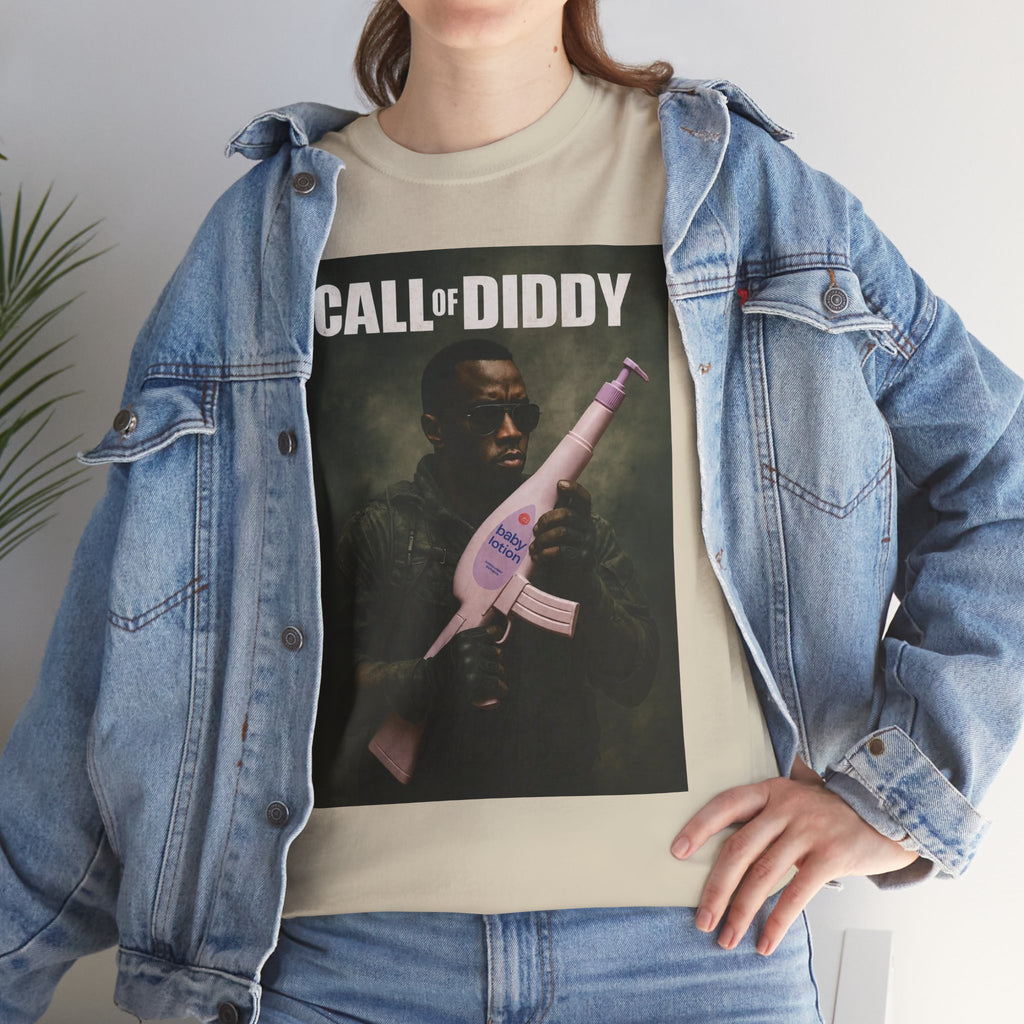 Call of Diddy T-Shirt — Retro Game Parody Graphic Tee