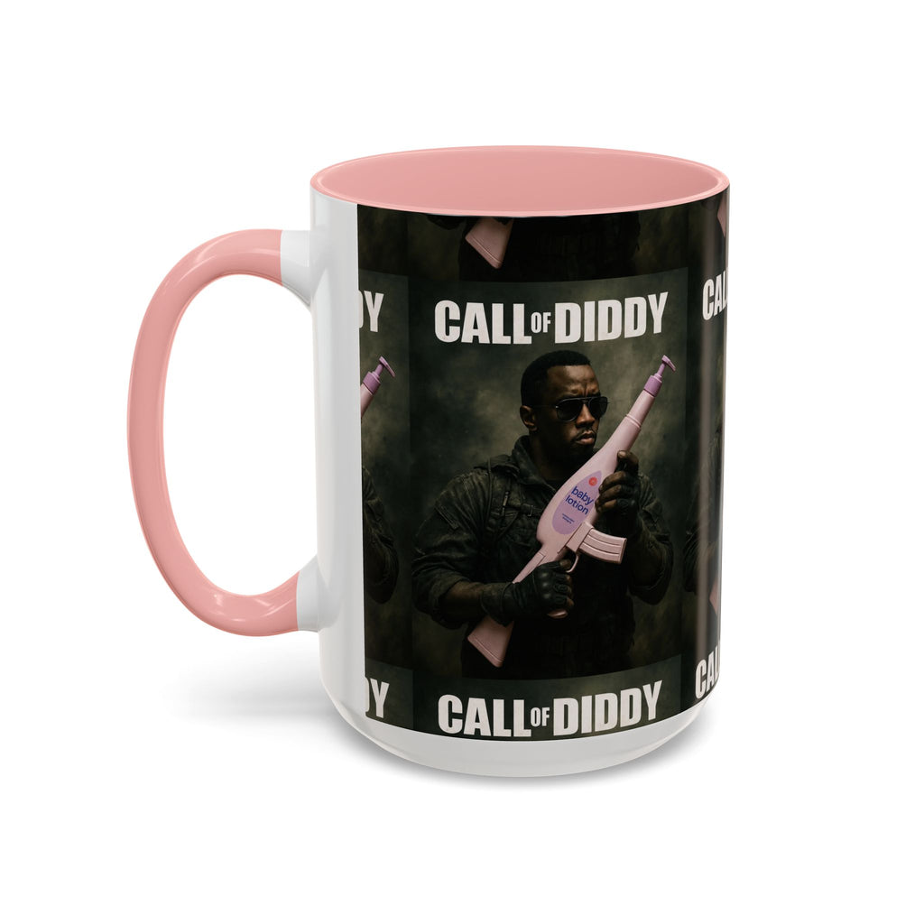 Call of Diddy Coffee Mug — Funny Gaming Parody Accent Mug (11/15 oz)