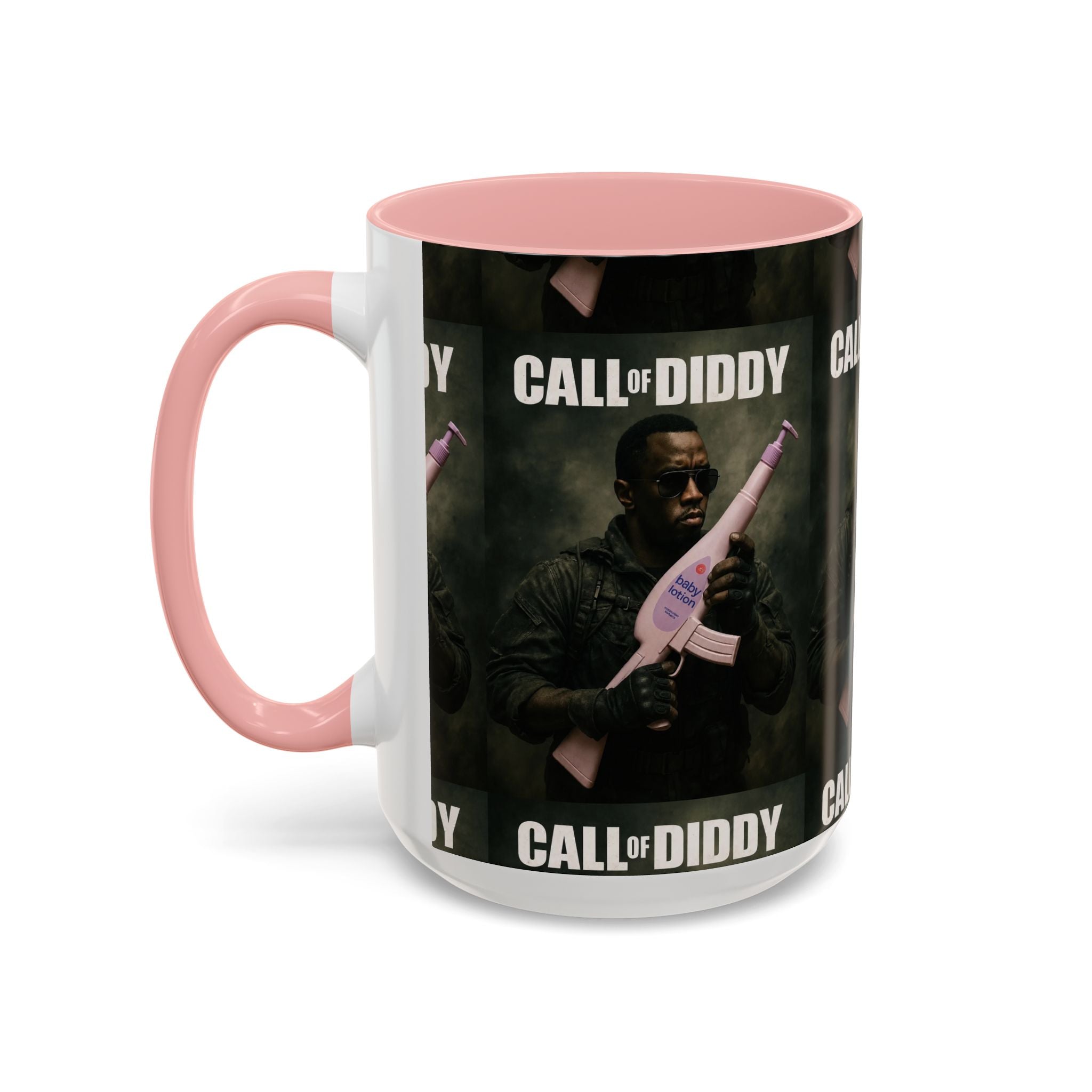 Call of Diddy Coffee Mug — Funny Gaming Parody Accent Mug (11/15 oz)